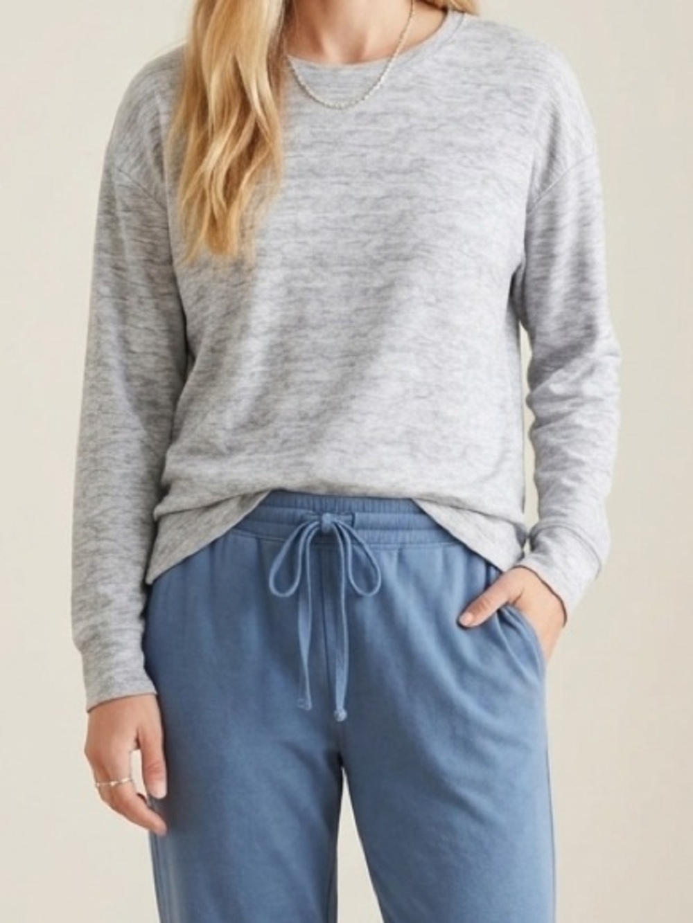 N By Natori Gray Sweatshirt